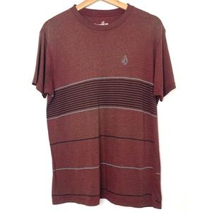 Short Sleeve Crew Neck Distressed Volcom Tee